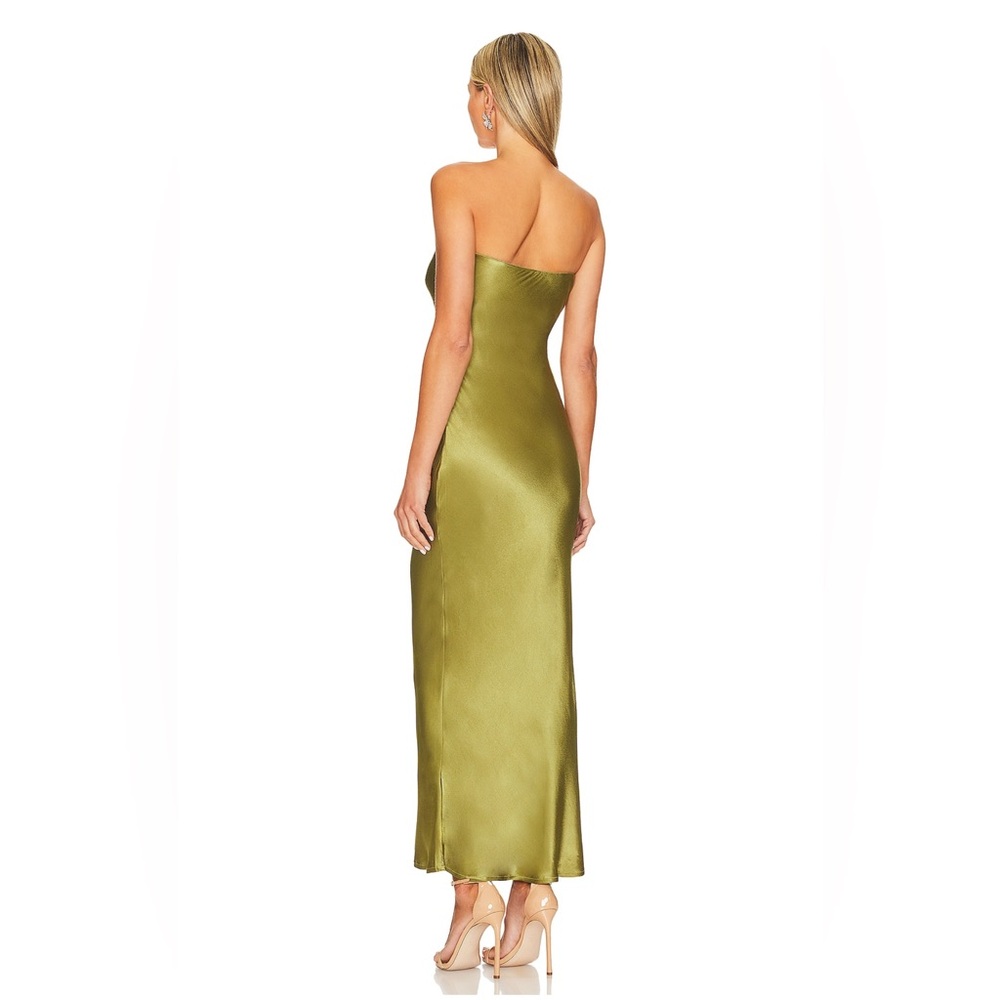 Angel Strapless Midi Dress | Olive | SNDYS x REVOLVE | S - Picture 3 of 4